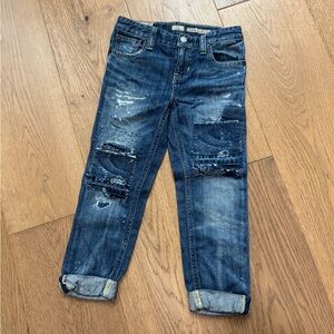 Polo Ralph Lauren Girls Boyfriend Jeans - Size 5T - EUC - Medium Blue Wash Denim